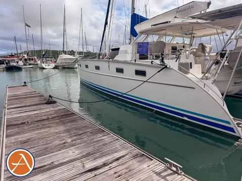 Adventure Antares listing photo showing port side dock.