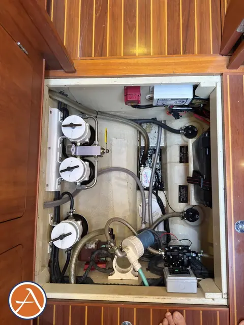 Adventure Antares listing photo showing starboard bilge 1.
