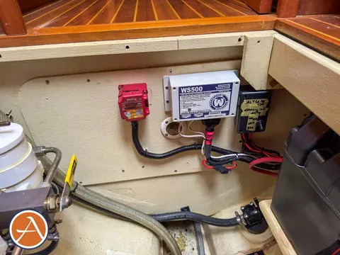 Adventure Antares listing photo showing alternator regulator.