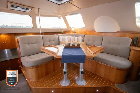 Amazing Grace Antares listing photo showing looking at salon table.