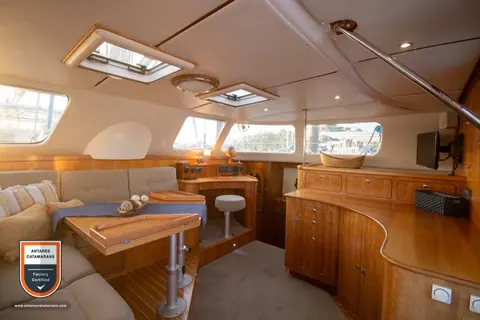 Amazing Grace Antares listing photo showing salon looking forward.