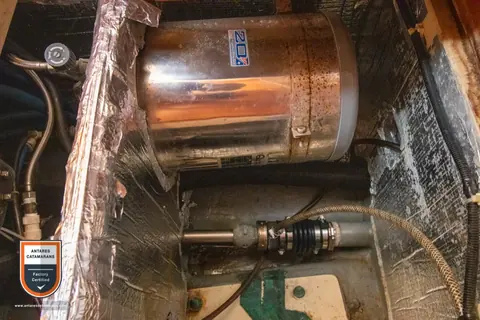 Amazing Grace Antares listing photo showing water heater port.