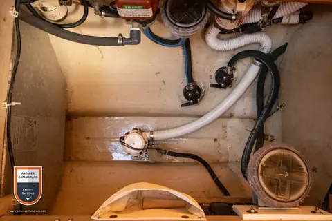 Amazing Grace Antares listing photo showing bilge starboard.