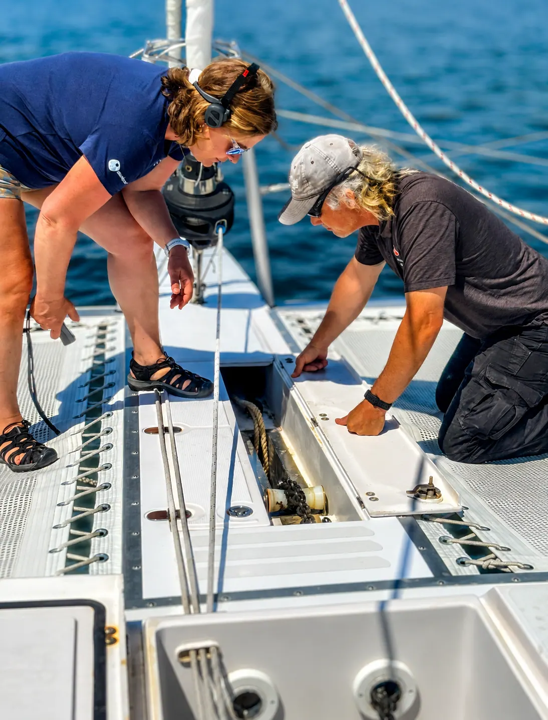 Antares University instructor coaching owners on deck systems