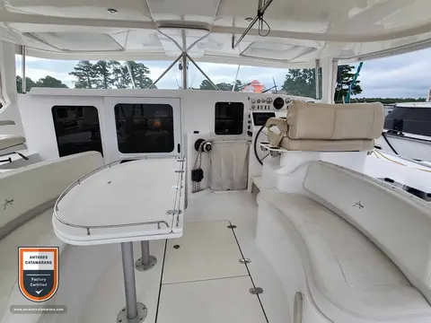 Cinnamon Antares listing photo showing cockpit aft looking forward.