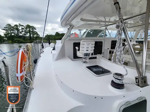Cinnamon Antares listing photo showing port aft looking forward.