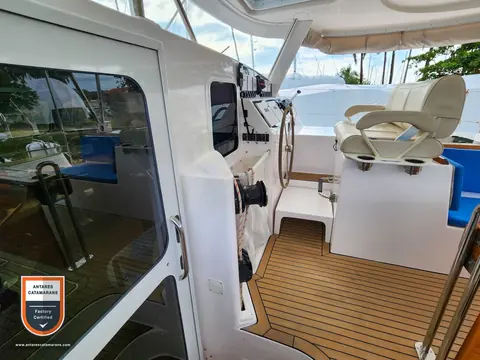 Cloud Nine Antares listing photo showing view of helm port.