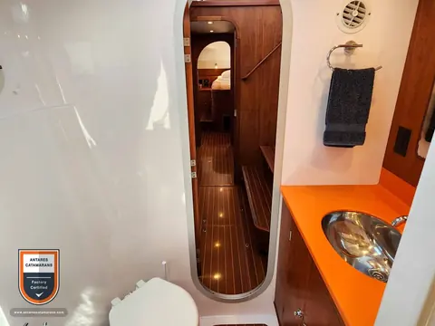 Frolic Antares listing photo showing master head aft.