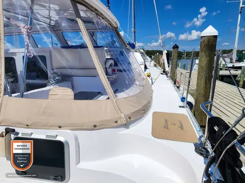Frolic Antares listing photo showing starboard aft.