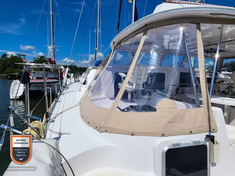 Frolic Antares listing photo showing port aft.