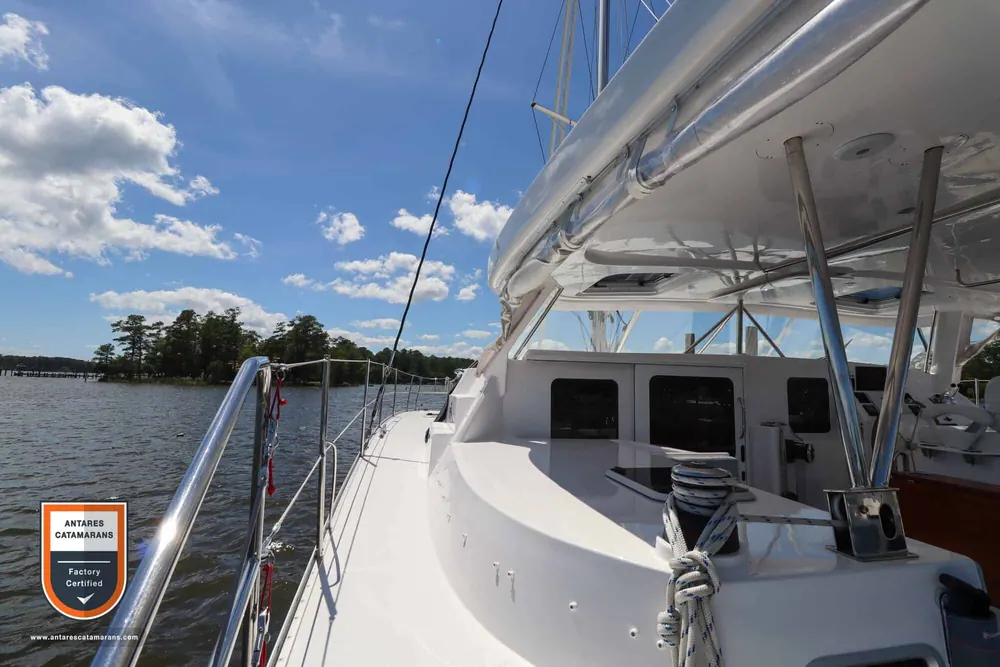 Zephyr Antares listing photo showing port aft.