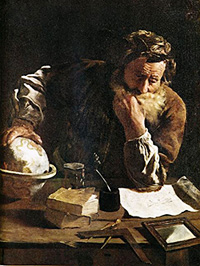 Archimedes in study