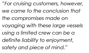 for cruising customers, however, we came to the conclusion