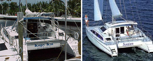 first catamaran with hardtop