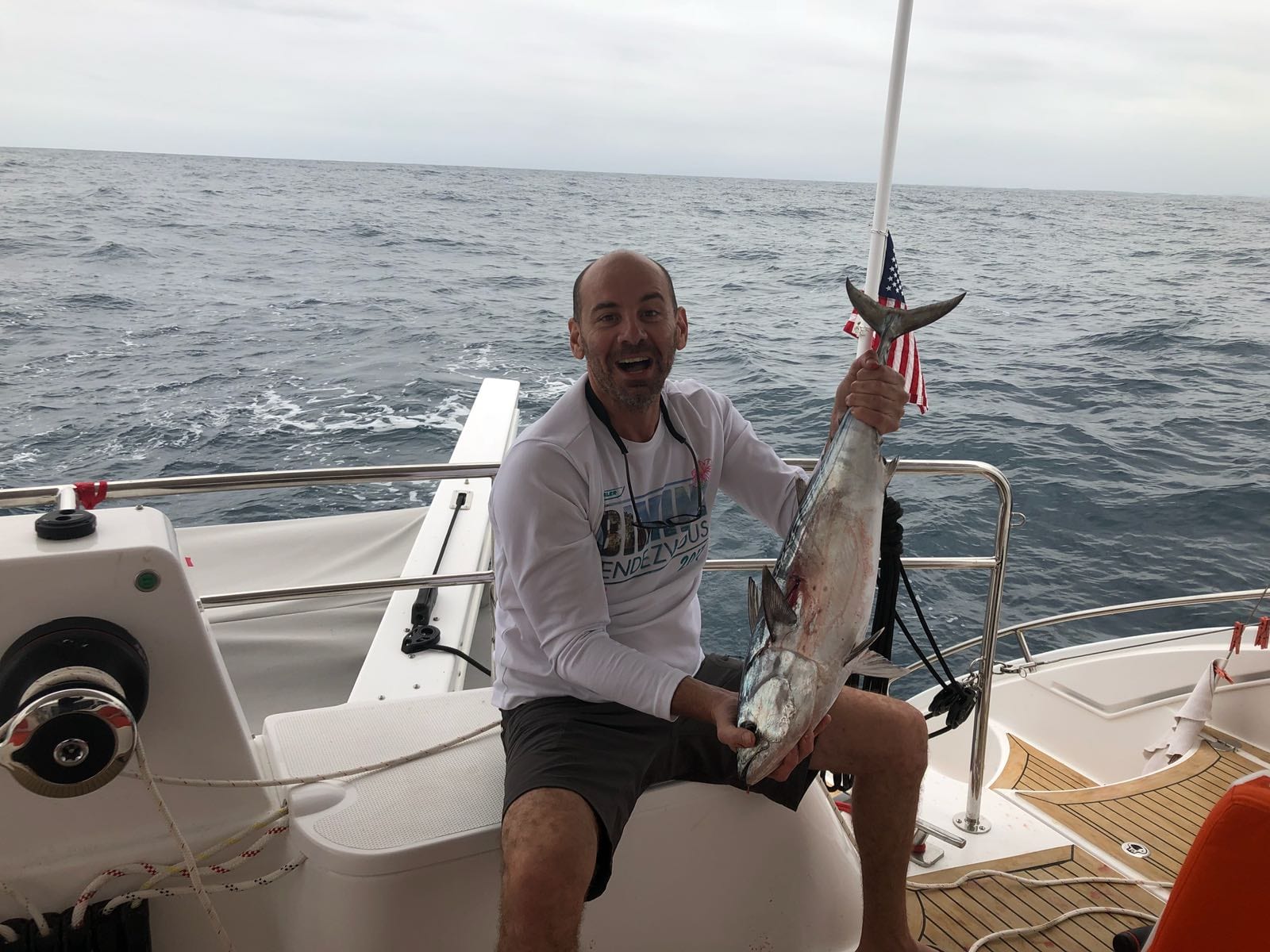 Seahorse Crew catches First Fish