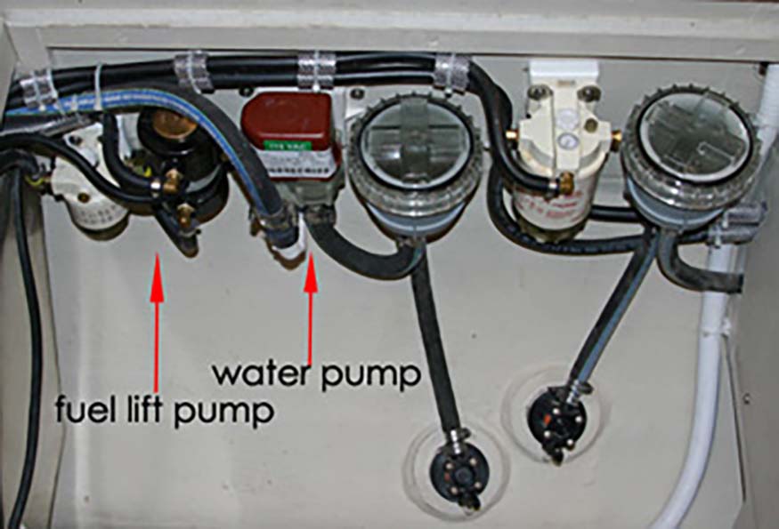 generator pumps for Antares catamaran