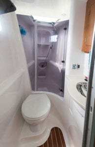 Antares 44 GS port shower